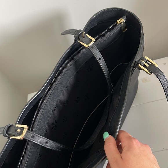Tory Burch Black Emerson Tote Bag - Picture 6 of 8